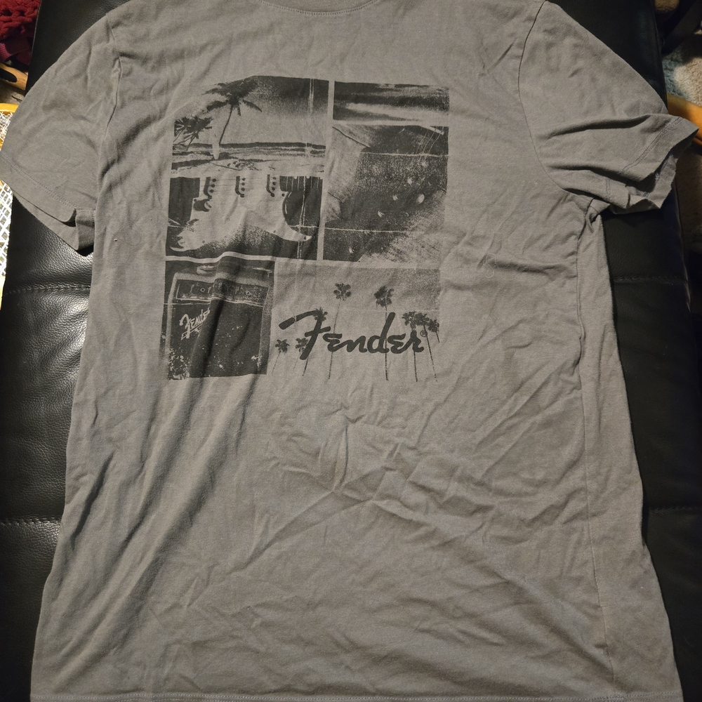 Fender Charcoal Graphic Tee for Men